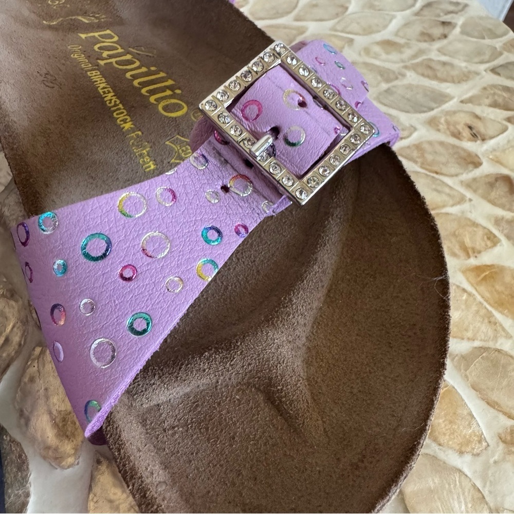 New Birkenstock Papillio Pink Leather Sandals size 36 - Picture 3 of 7